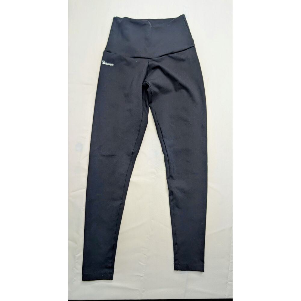 Shama Jade Workout Weightlifting Fitness Yoga Pants Size Small Black Logo